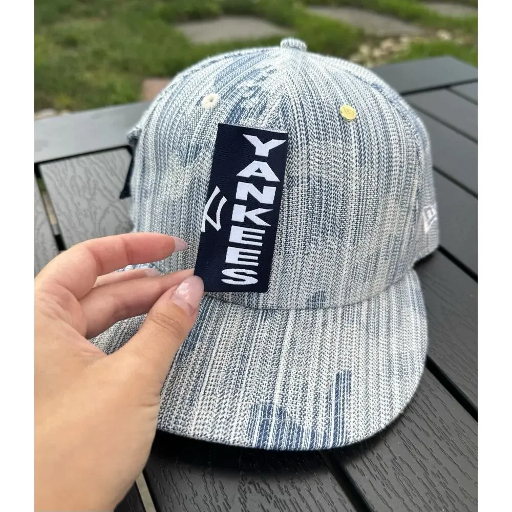 NEW YORK YANKEE ELITE SERIES DENIM TEARS X CPFM X LEVIS INSPIRED NEW ERA CAP